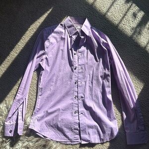 Men’s Express 1MX extra slim purple shirt